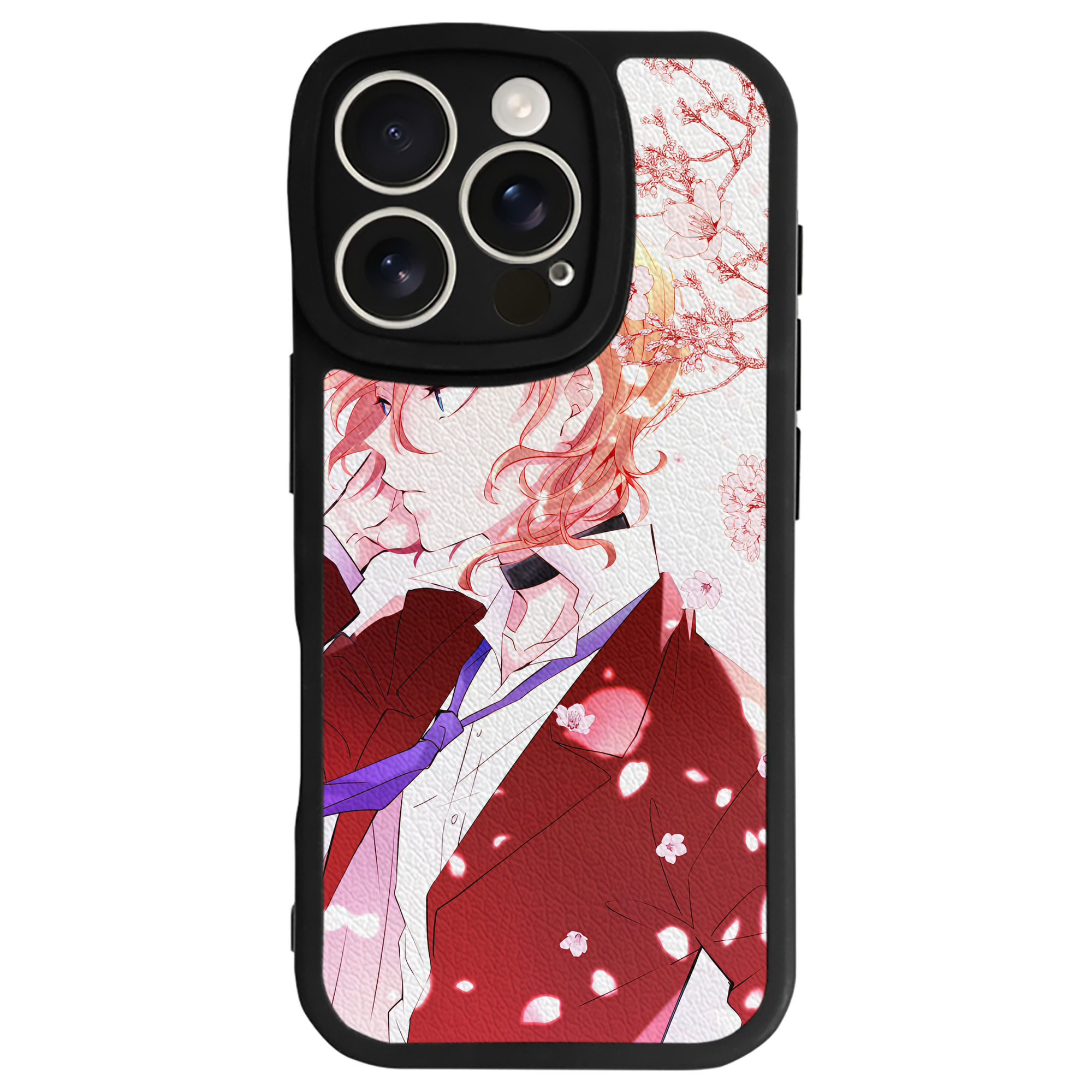 （画像用） 文豪ストレイドッグス Bungo Stray Dogs 【iPhone 16シリーズ対応】シリコンスマホケース（レザー調） 材質：シリコン